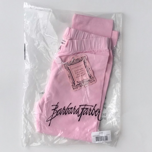 ( 3 for 20) NWT Girls light pink Barbara Farber Legging - Picture 2 of 4